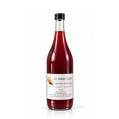 Jus de Pomme Cassis 75cl - Cueillette de Servigny