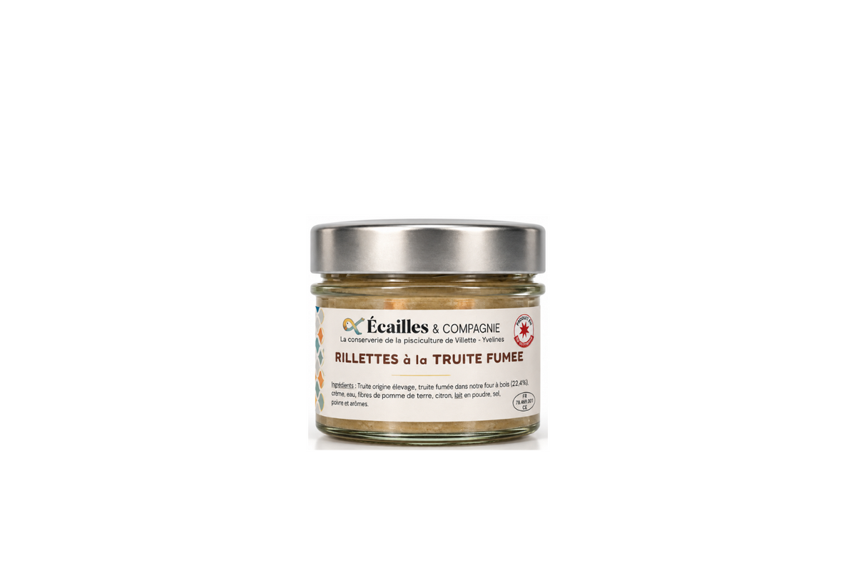 Rillettes à la Truite Fumées 100g - Ecailles et Compagnie