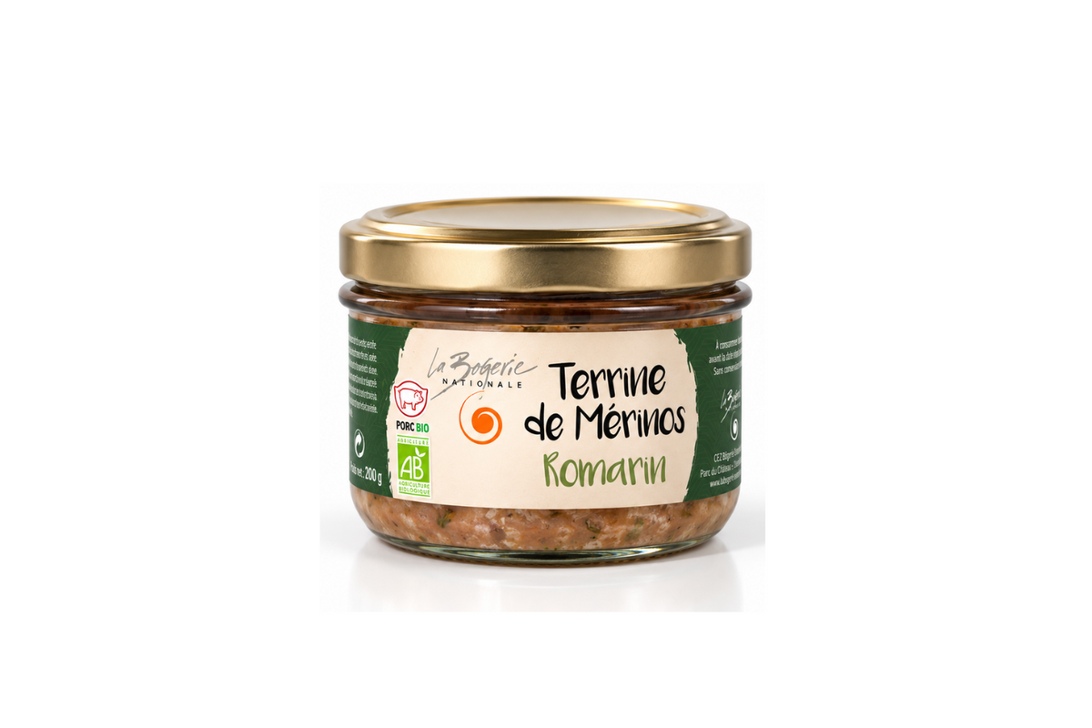 Terrine de Mérinos Romarin 200g - La Bergerie Nationale