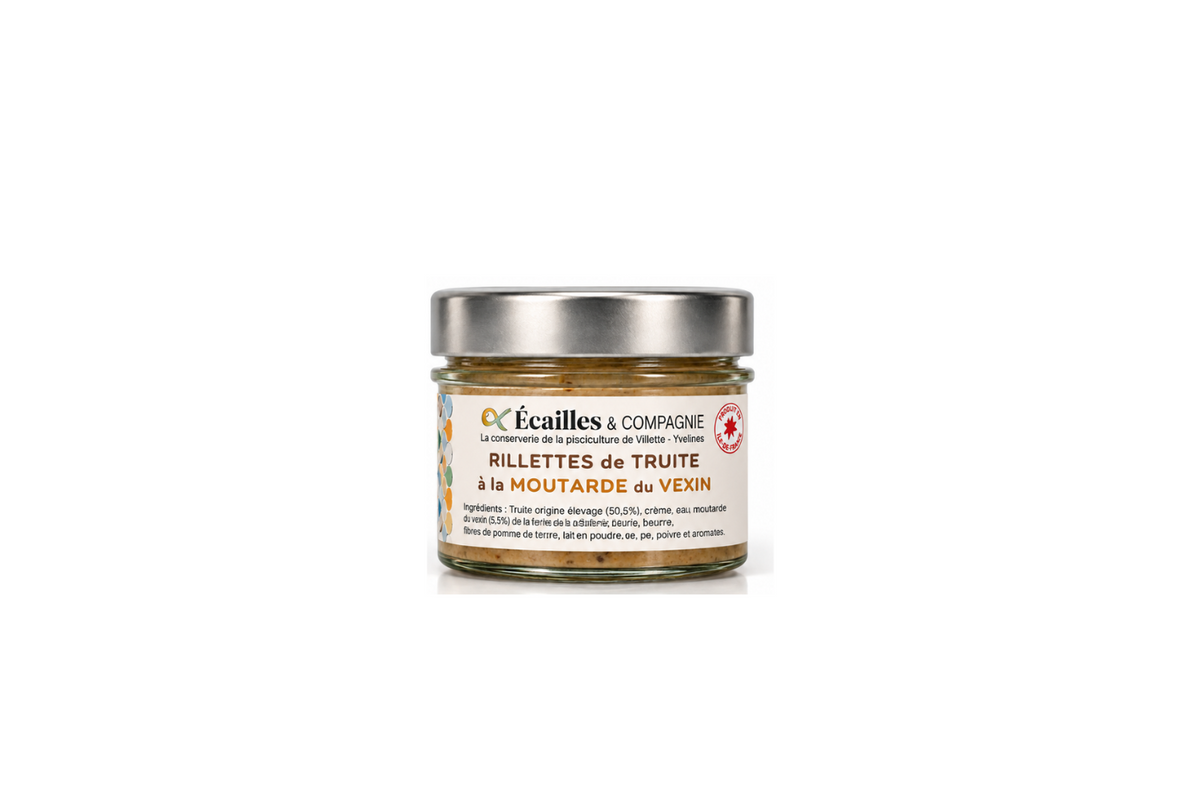 Rillettes de Truite à la Moutarde du Vexin - 100g