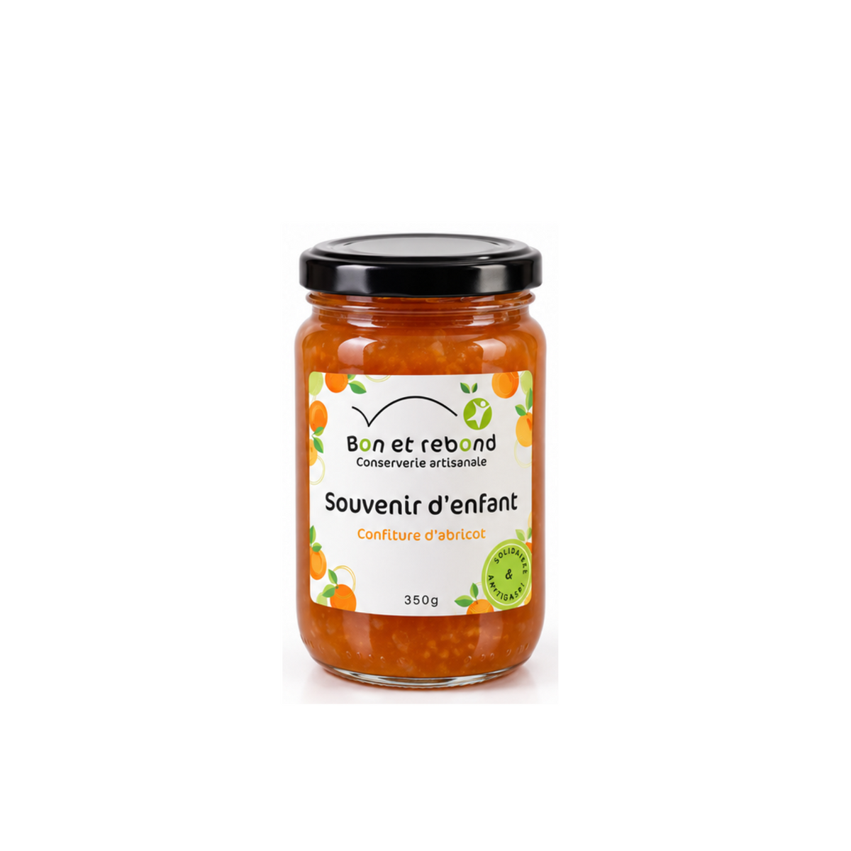 Confiture d'abricot 350g - Bon et Rebond
