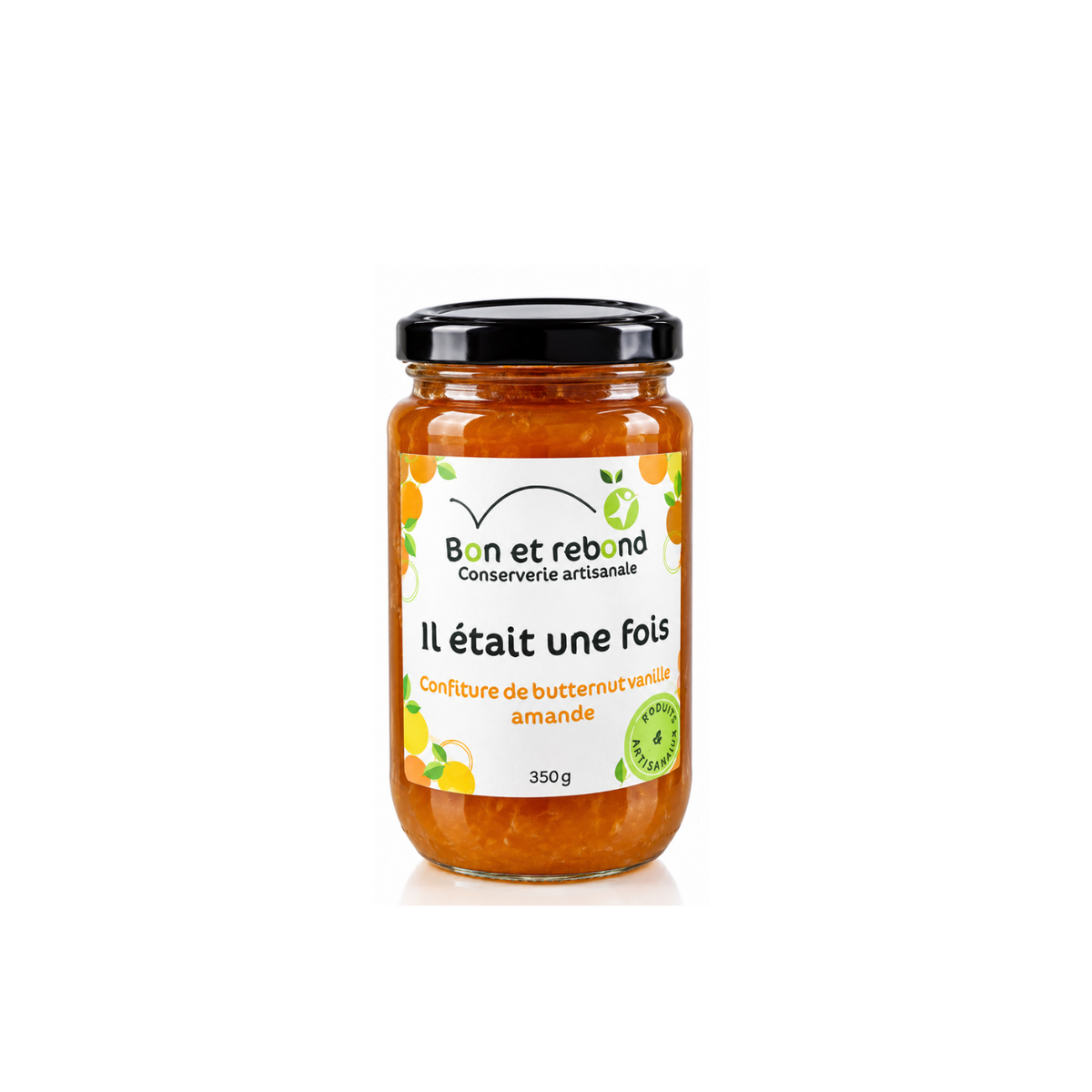 Confiture de Butternut Vanille Amande 350g - Bon et Rebond
