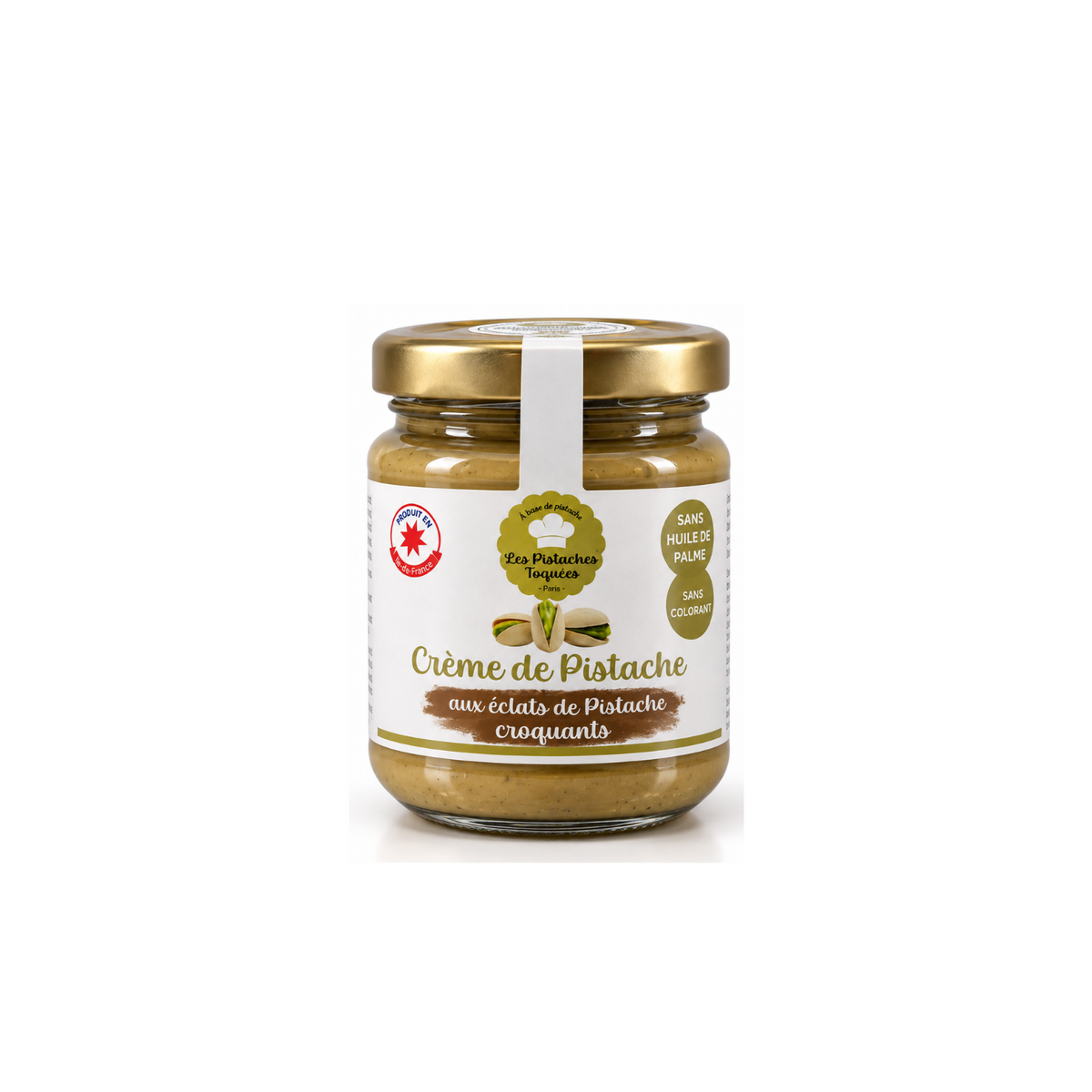 Crème de Pistache aux éclats croquants 190g - Pistaches Toquées