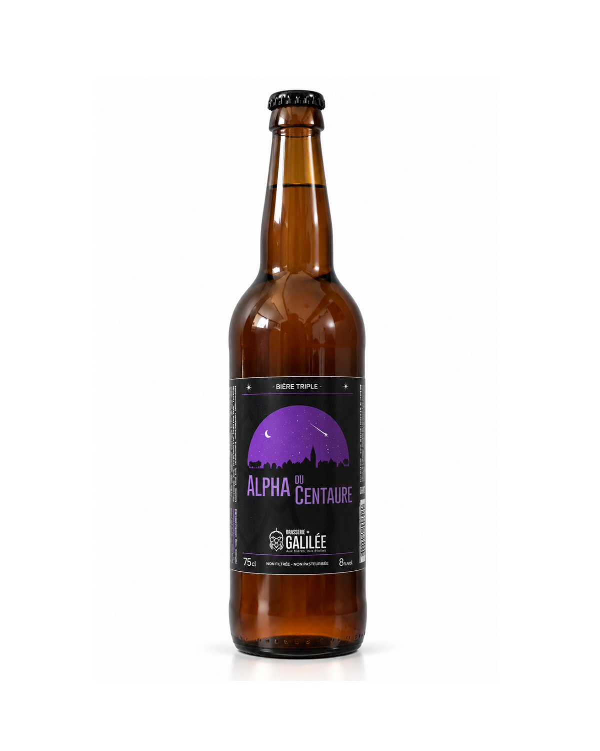 Bière Triple Alpha du Centaure 75cl - Brasserie Galilée