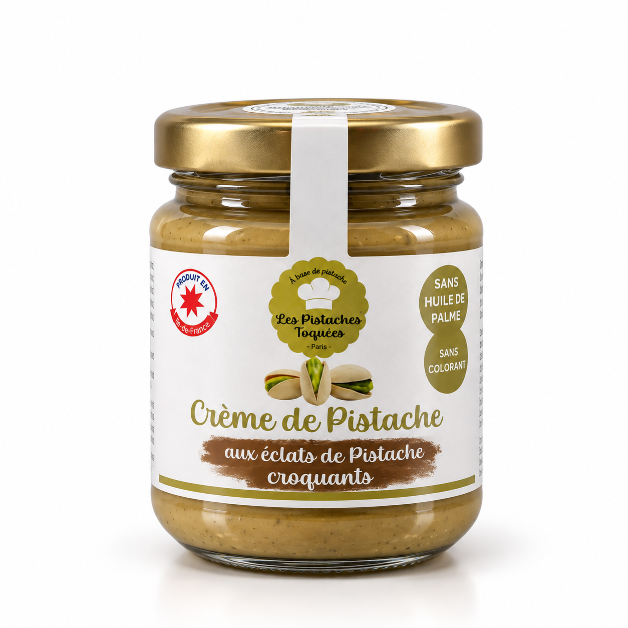 Crème de Pistache aux éclats croquants - Pistaches Toquées