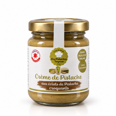 Crème de Pistache aux éclats croquants 190g - Pistaches Toquées