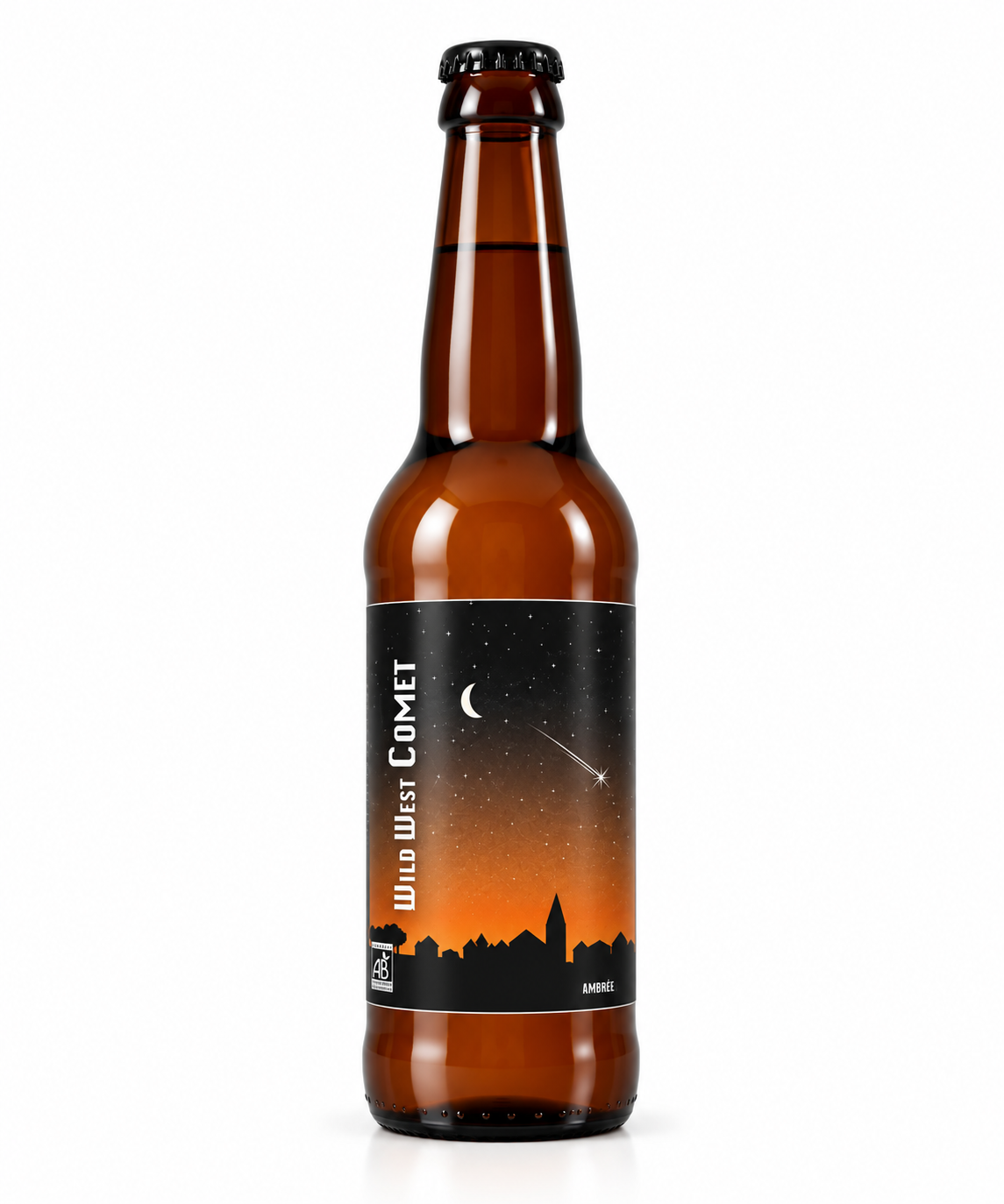 Bière Ambrée Wild West Comet 33cl - Brasserie Galilée