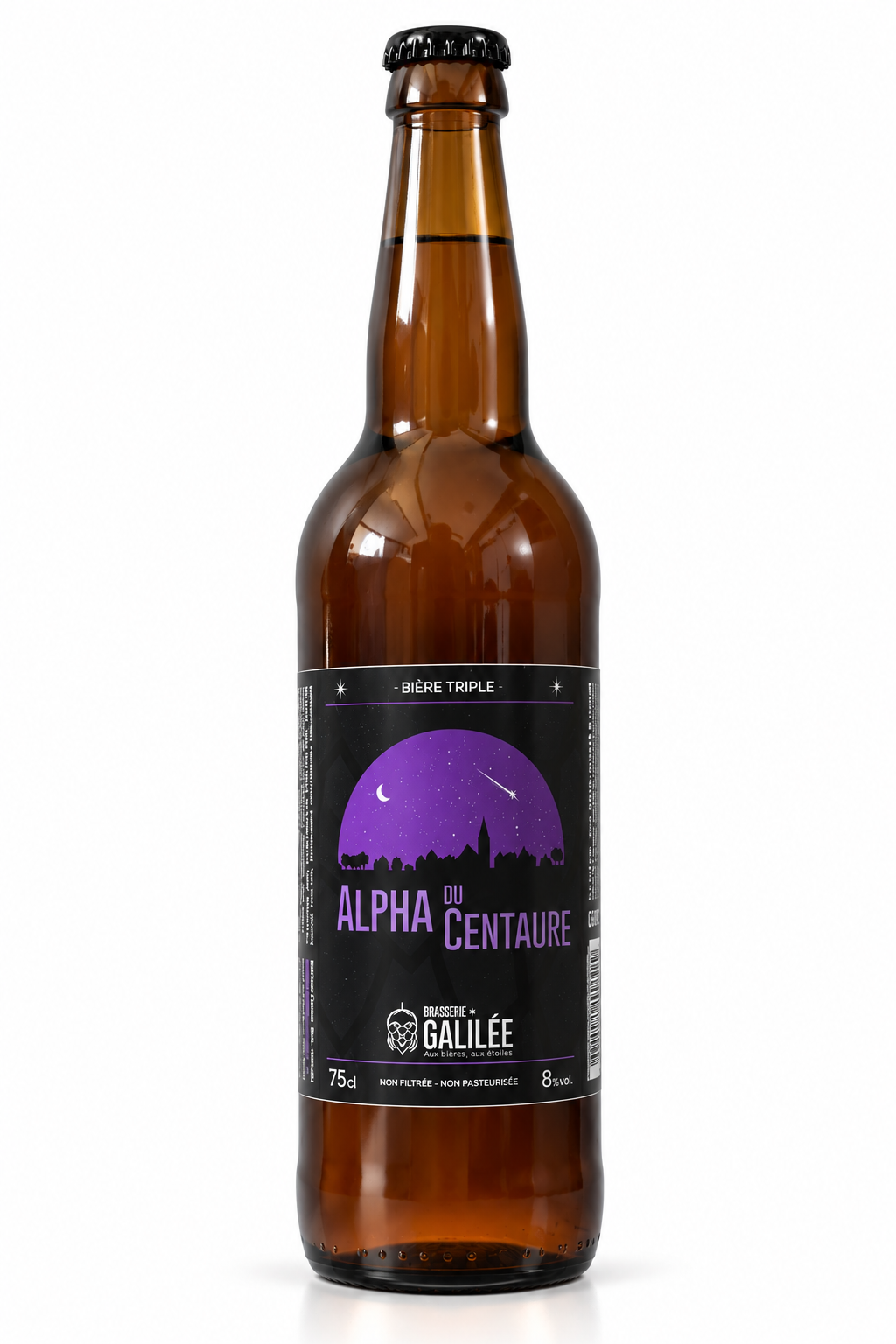 Bière Triple Alpha du Centaure 75cl - Brasserie Galilée