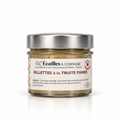 Rillettes à la Truite Fumées 100g - Ecailles et Compagnie
