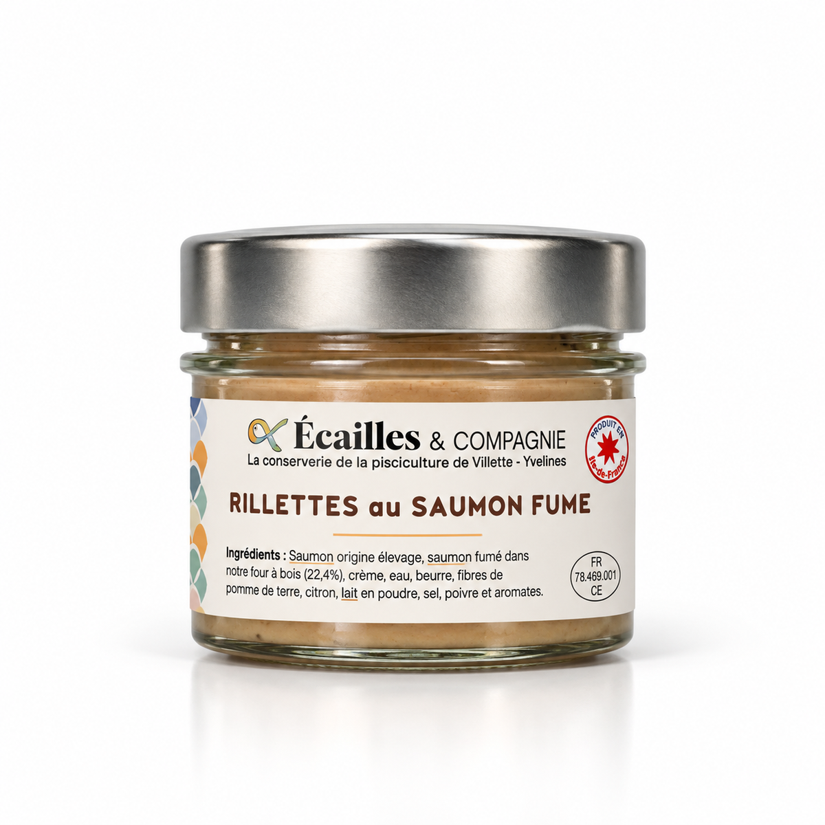 Rillettes de Truite au Saumon Fumé 100g - Ecailles et Compagnies