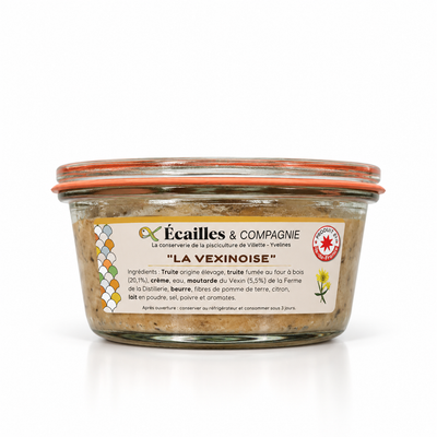Rillettes Truite Moutarde "La Vexinoise" 180g - Ecailles et Compagnie