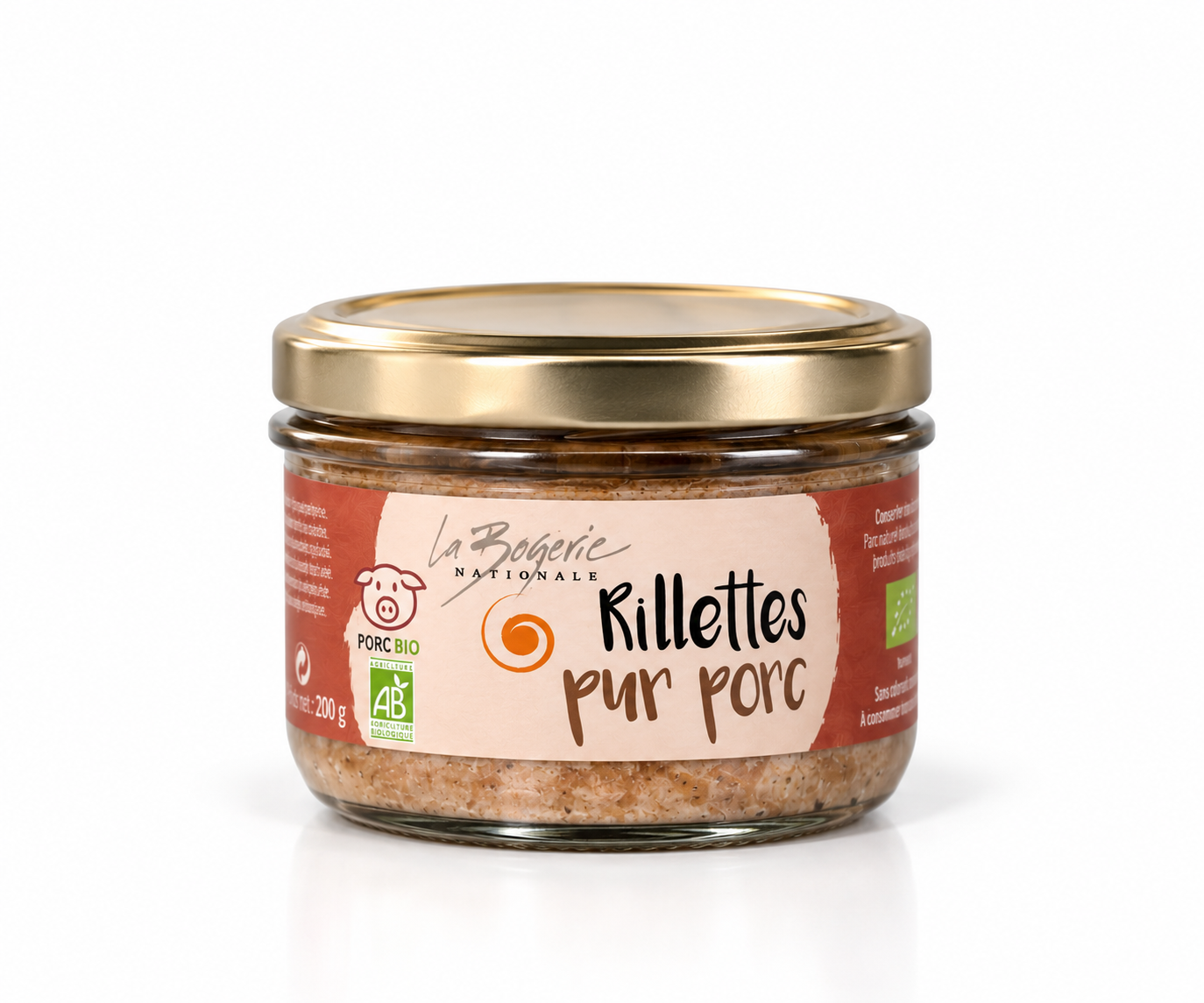 Rillettes Pur Porc 200g - Bergerie National