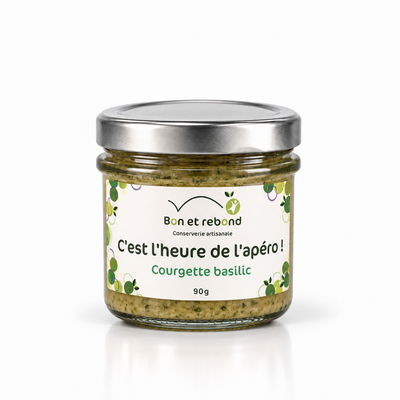 Tartinade Courgette Basilic 90g - Bon et Rebond
