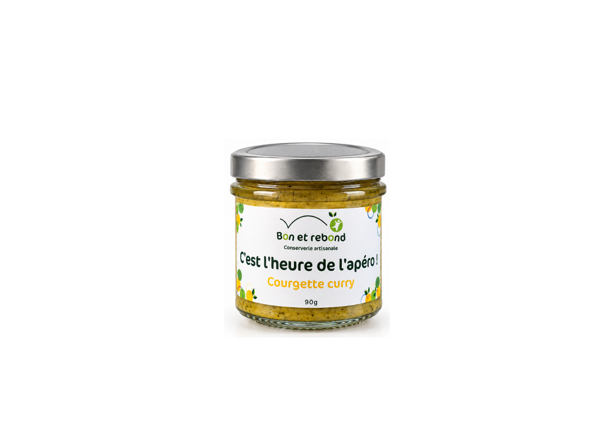Tartinade Courgette Curry 90g - Bon et Rebond