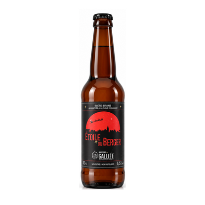 Bière Brune Etoile du Berger 33cl - Brasserie Galilée